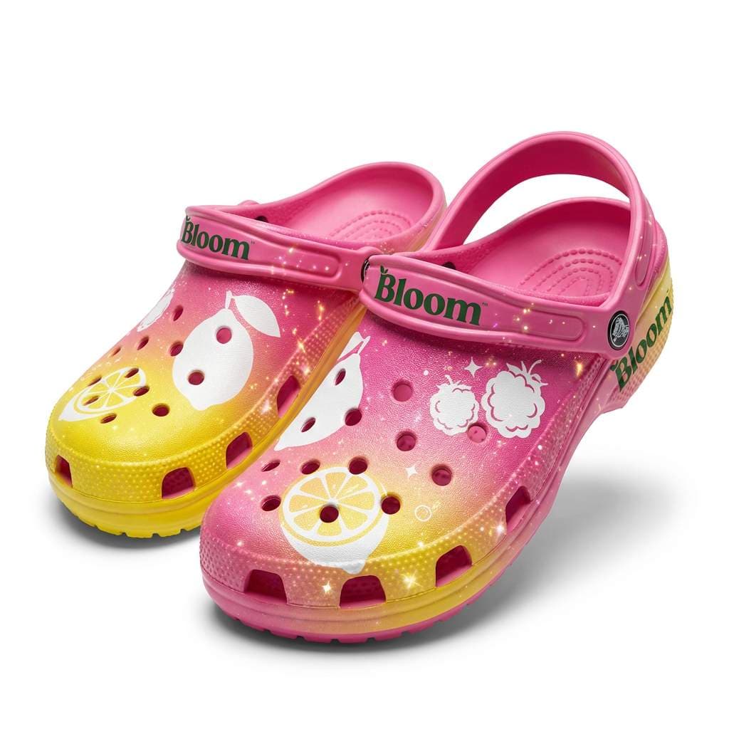Bloom Custom Crocs Raspberry Lemonade