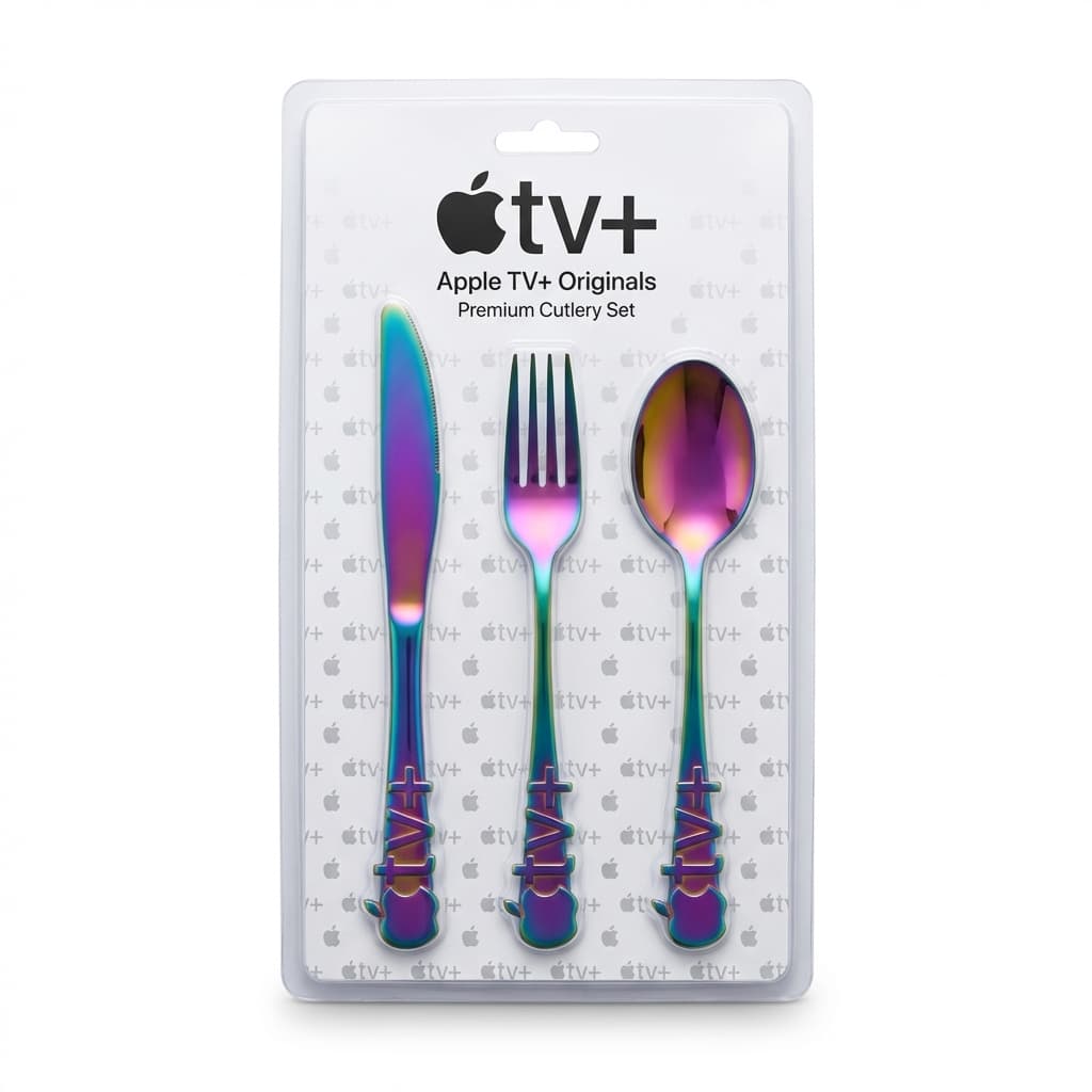 Iridescent cutlery set