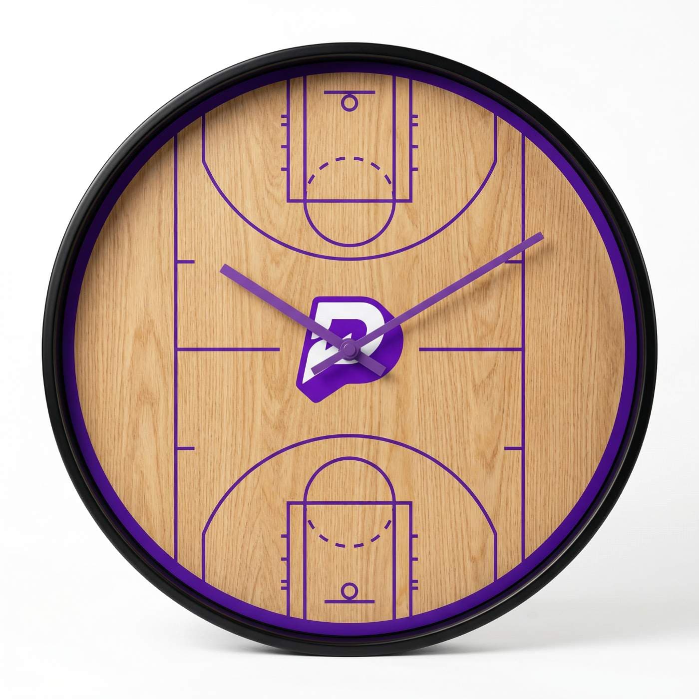 Prize Picks Custom Wall Clock Basketball Court