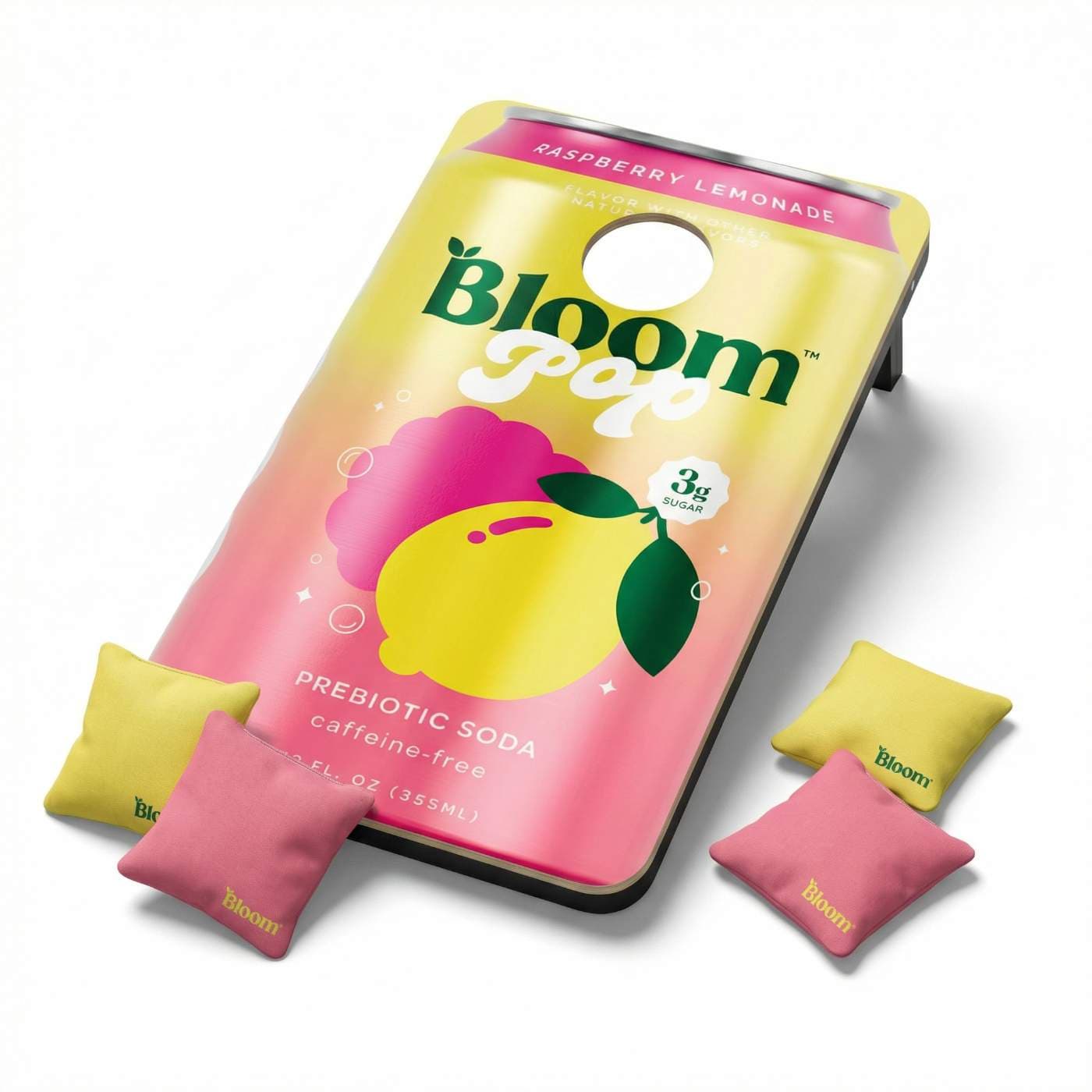 Raspberry Lemonade Cornhole Set