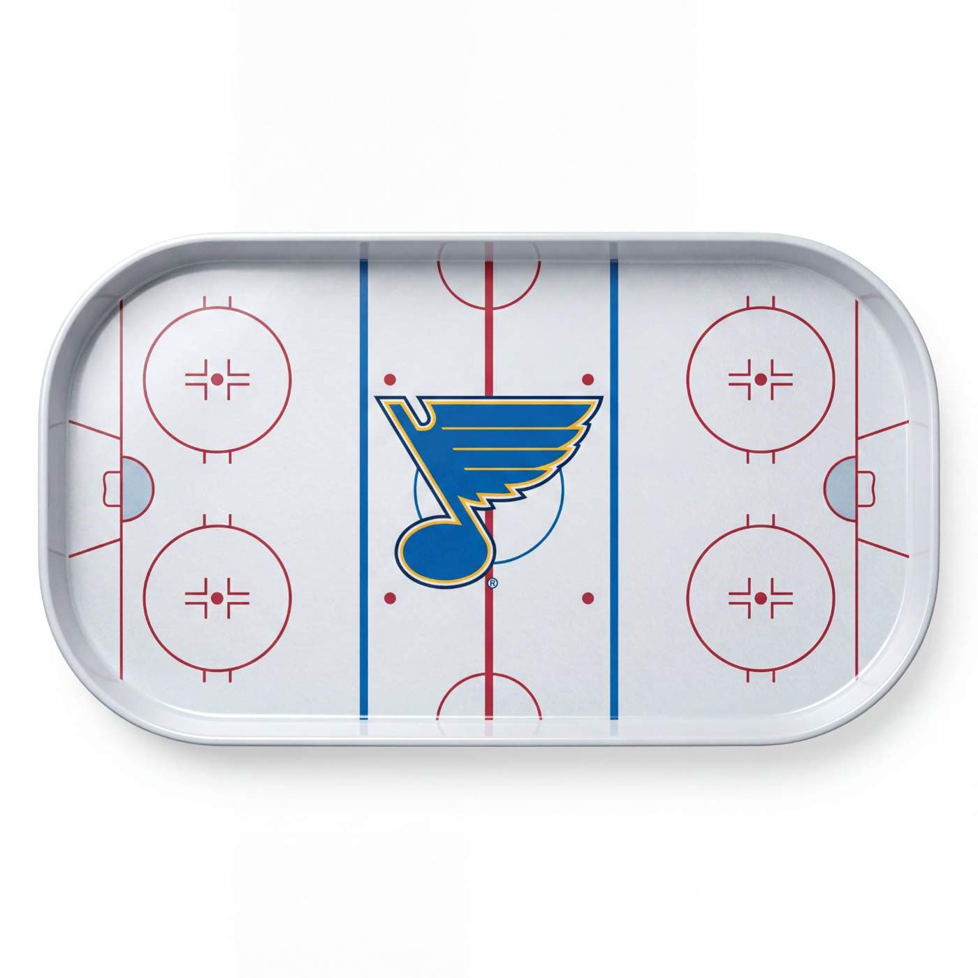 St Louis Blues Hockey Rink Serving Tray