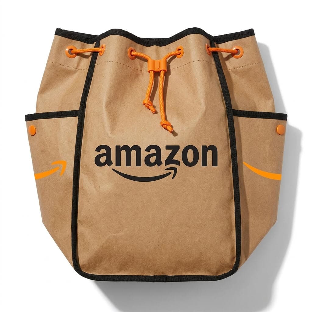 Leather trimmed mesh shoulder bag #1